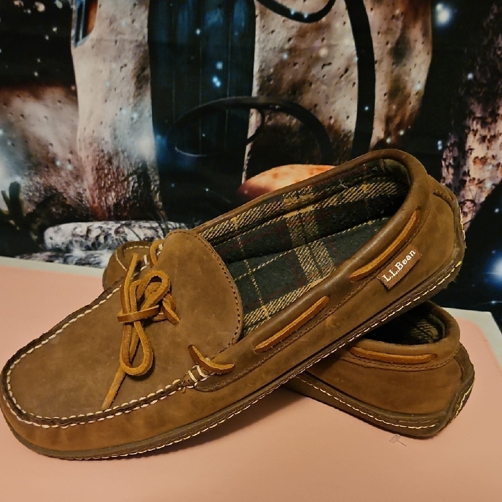 L.L. Bean Men's Brown Moccasin Shoes